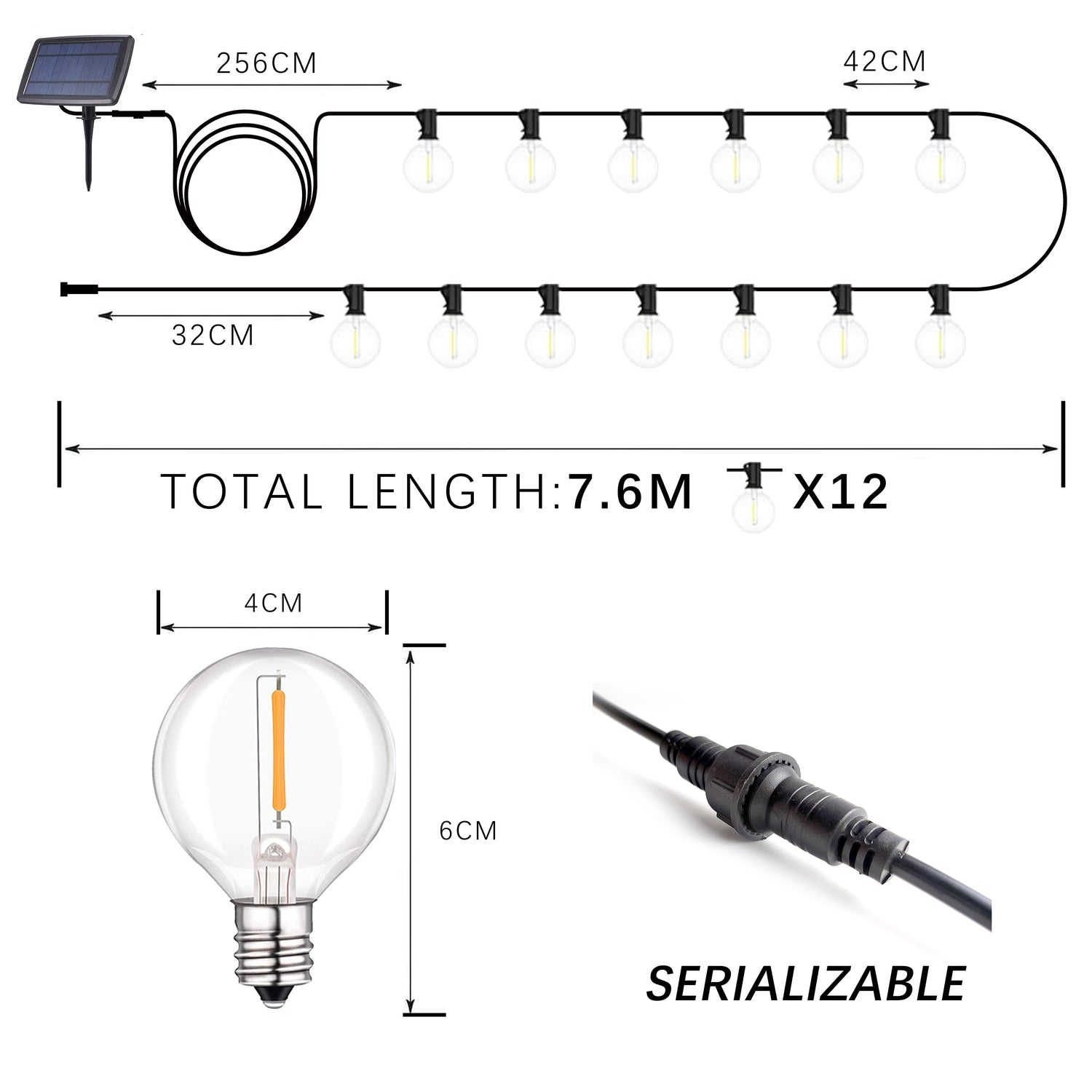 25ft string lights
