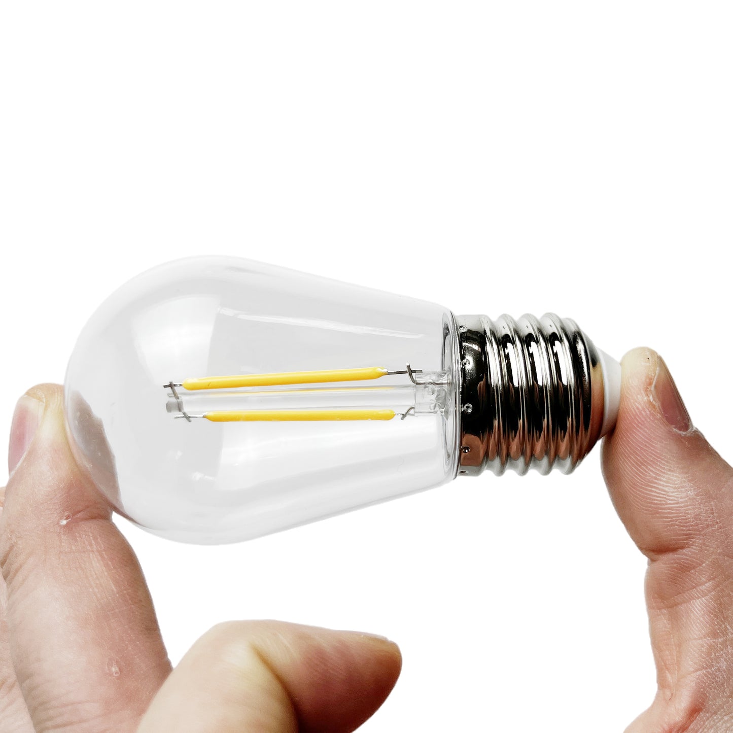 110V 220V Dimmable E27 LED Filament Bulb S14 Globe Shape