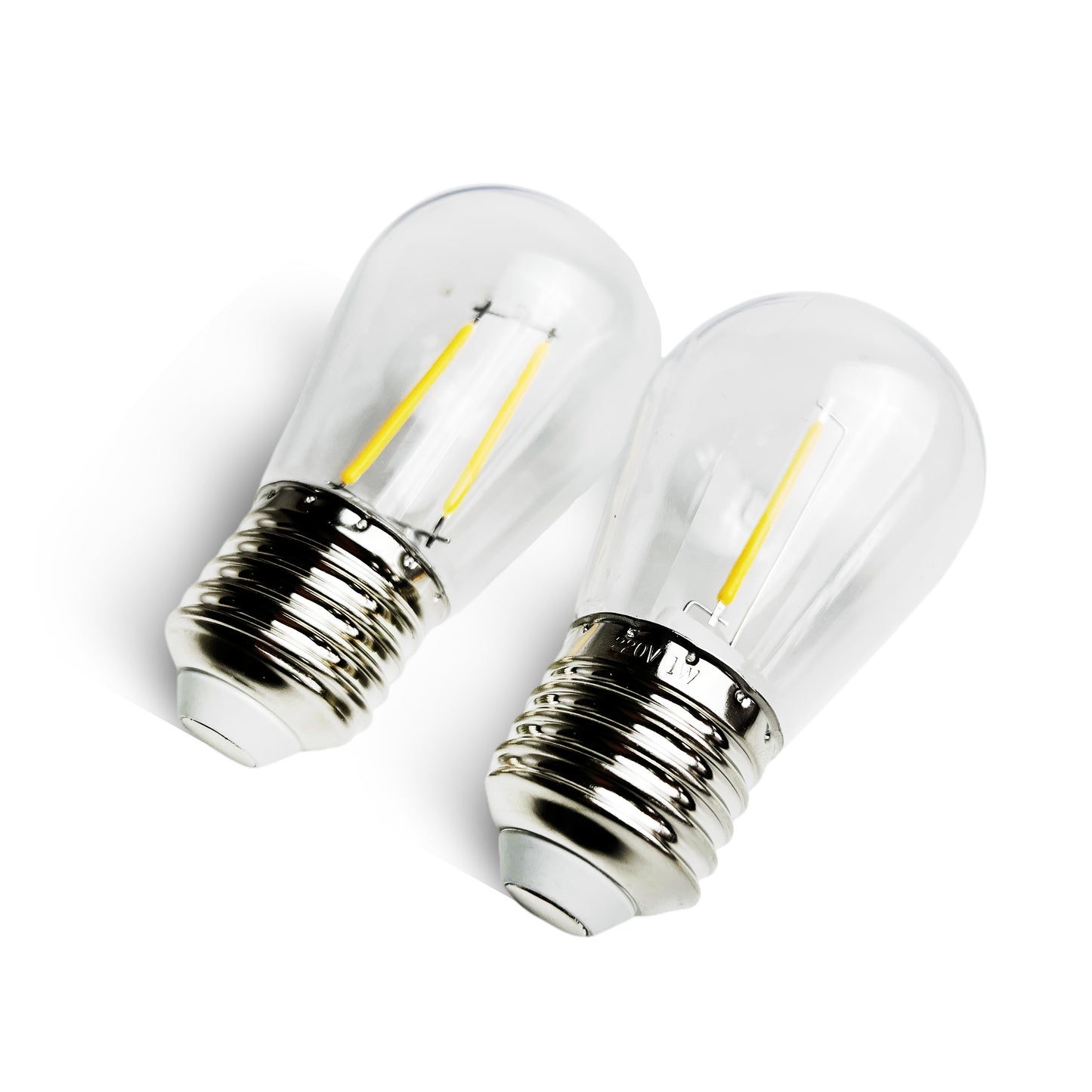 110V 220V Dimmable E27 LED Filament Bulb S14 Globe Shape