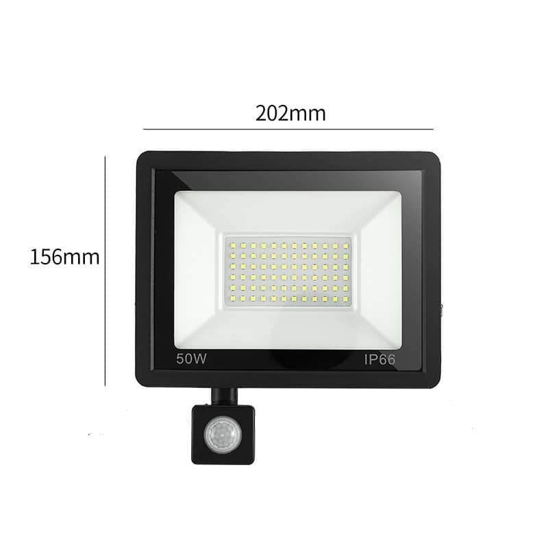 Motion Sensor LED Flood Light IP65 Outdoor 50W–400W 220V