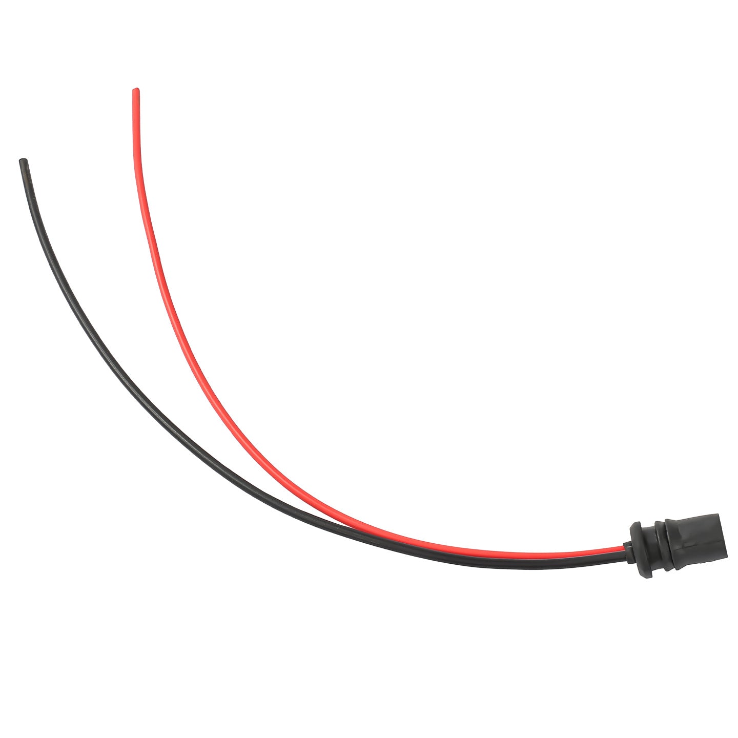 T10 Car Light Socket Holder with 15cm Red Black Wire Soft Base for Automotive LED or Halogen Indicator Parking Interior Lights