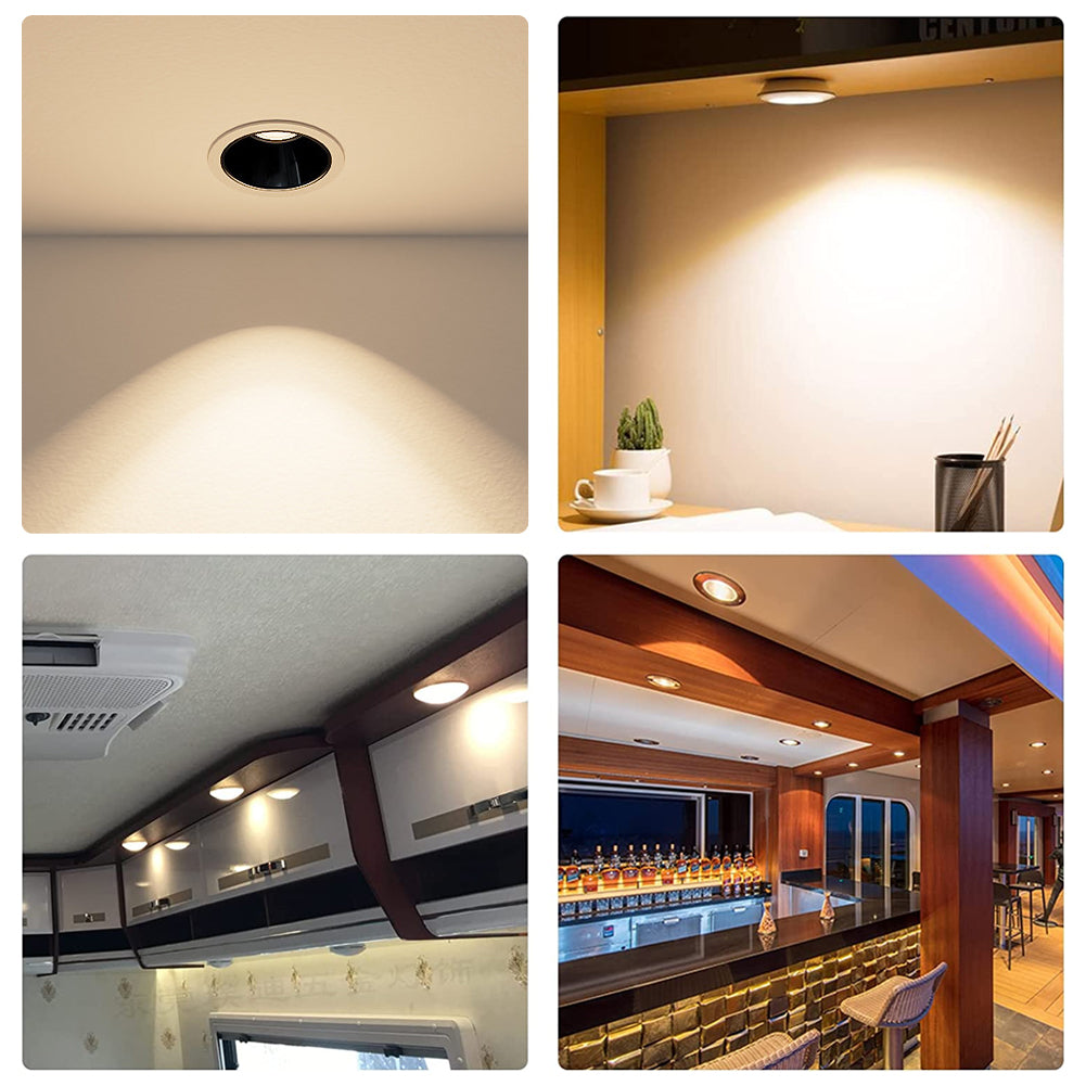 G4 LED Bulb recessed puck and undercabinet lighting in warm white for home and RV interiors