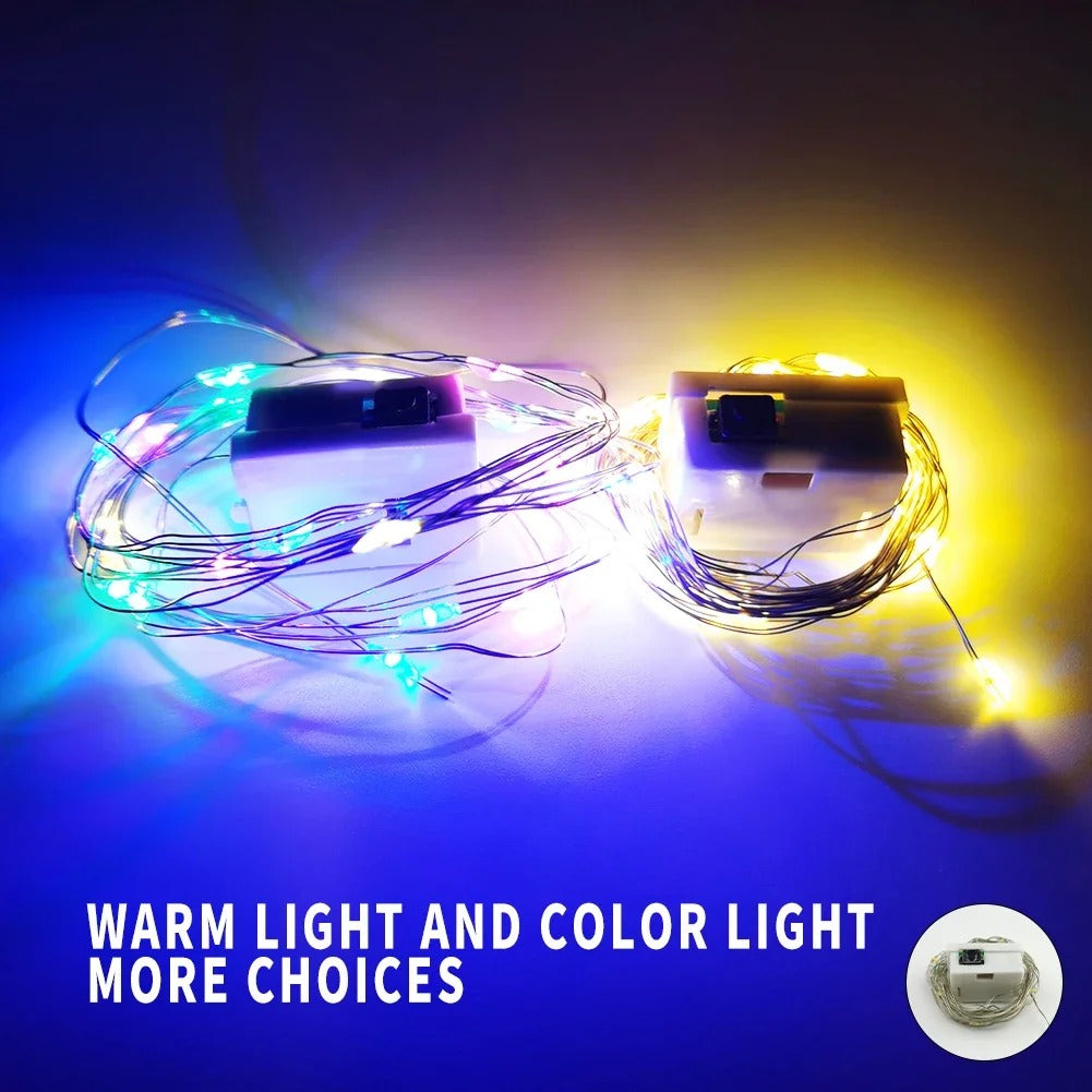 DIY String Lights by Ningbo Fuaisi Electric Appliance Co with warm and color light options