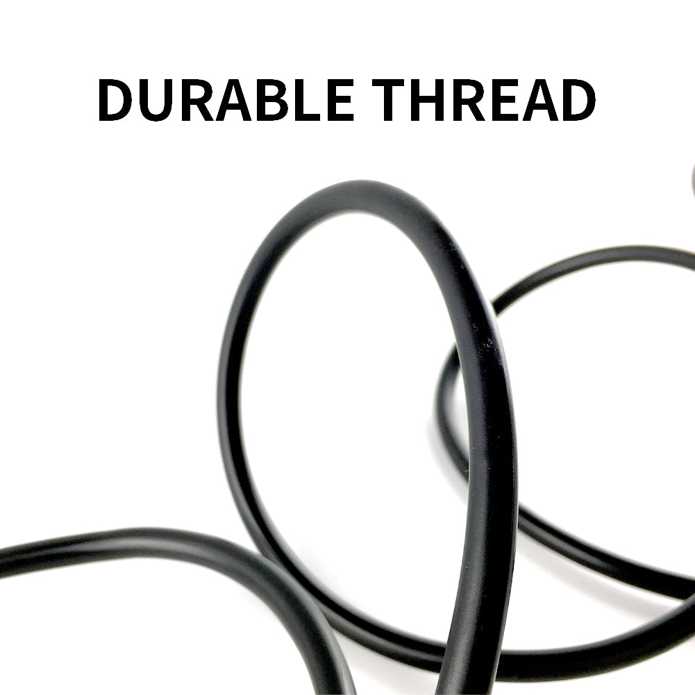 Black durable thread extension wire used as a lighting accessory by Ningbo Fuaisi Electric Appliance Co Ltd