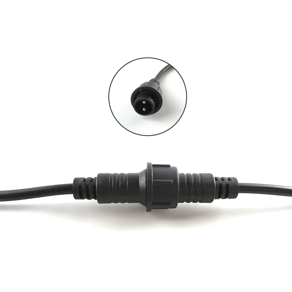 Black lighting accessory extension wire connector by Ningbo Fuaisi Electric Appliance Co Ltd