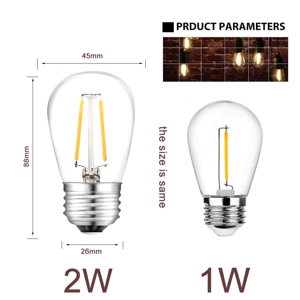 Ningbo Foroureyes Electric Co Fairy Lights with warm white glow and vintage bulb design for indoor decoration