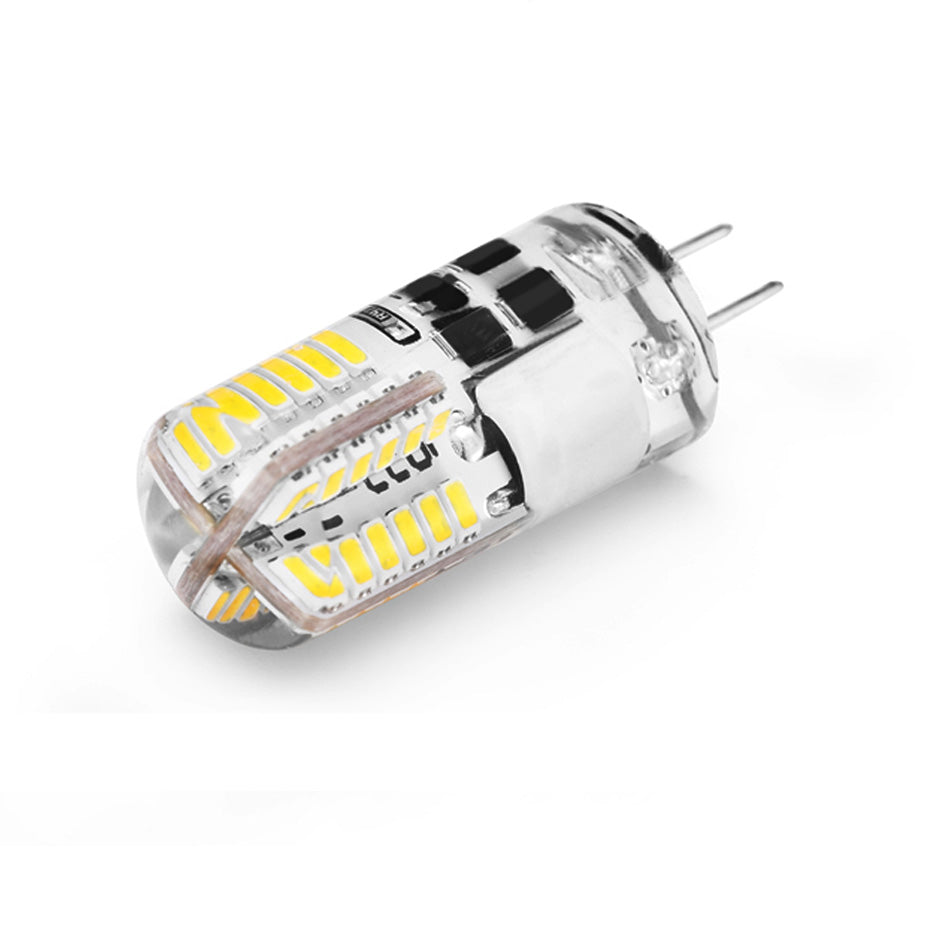 G4 LED Bulb by Ningbo Foroureyes Electric Co. Ltd clear design with yellow LED chips