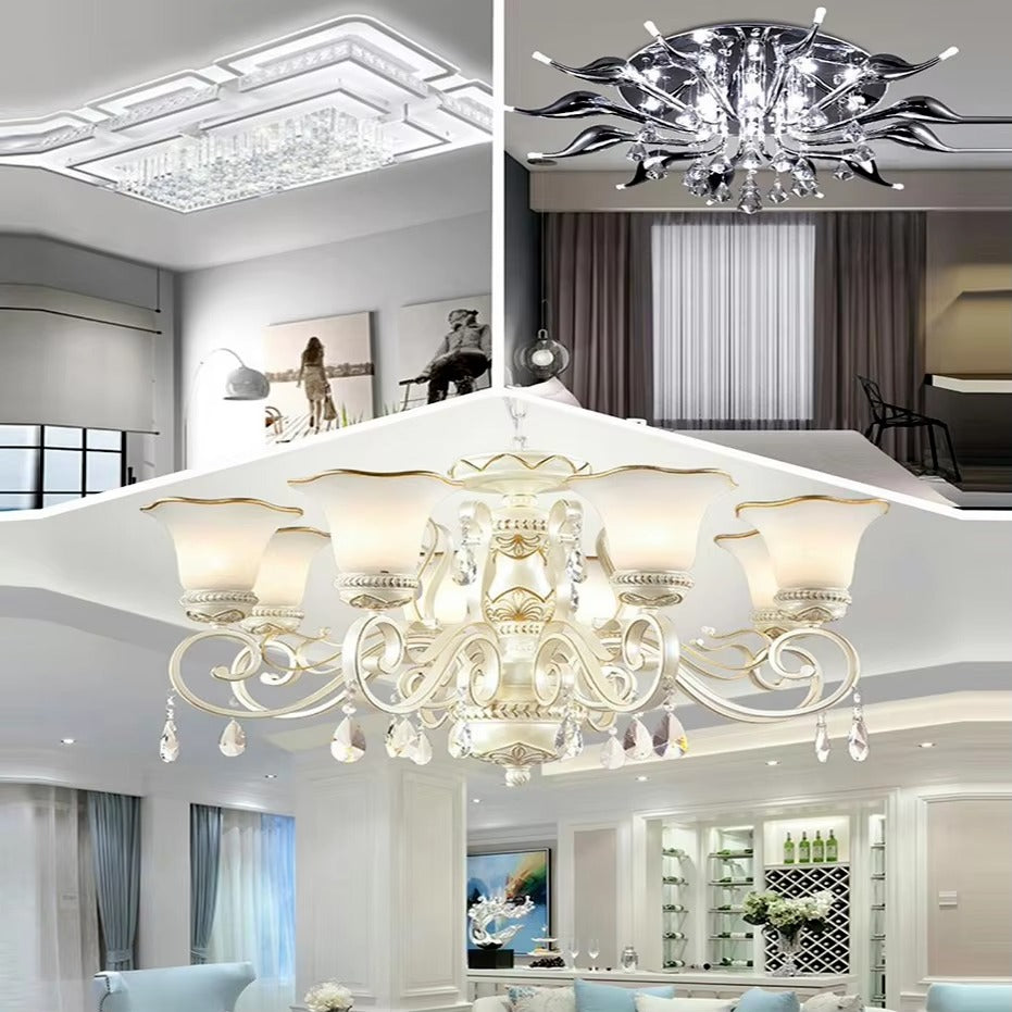 Elegant chandeliers and ceiling lights powered by G4 LED Bulb for modern home lighting