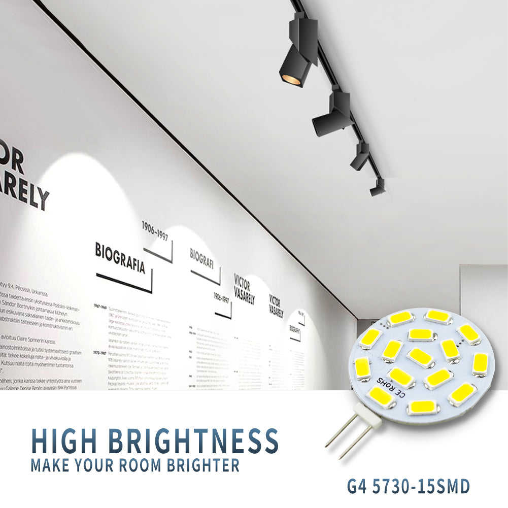 G4 LED Light for Hood high brightness bulb with 15 SMD chips for bright room lighting