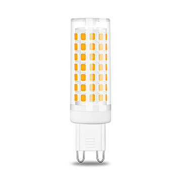 Ningbo Foroureyes Electric G9 LED bulb with multiple small yellow LED chips in clear casing