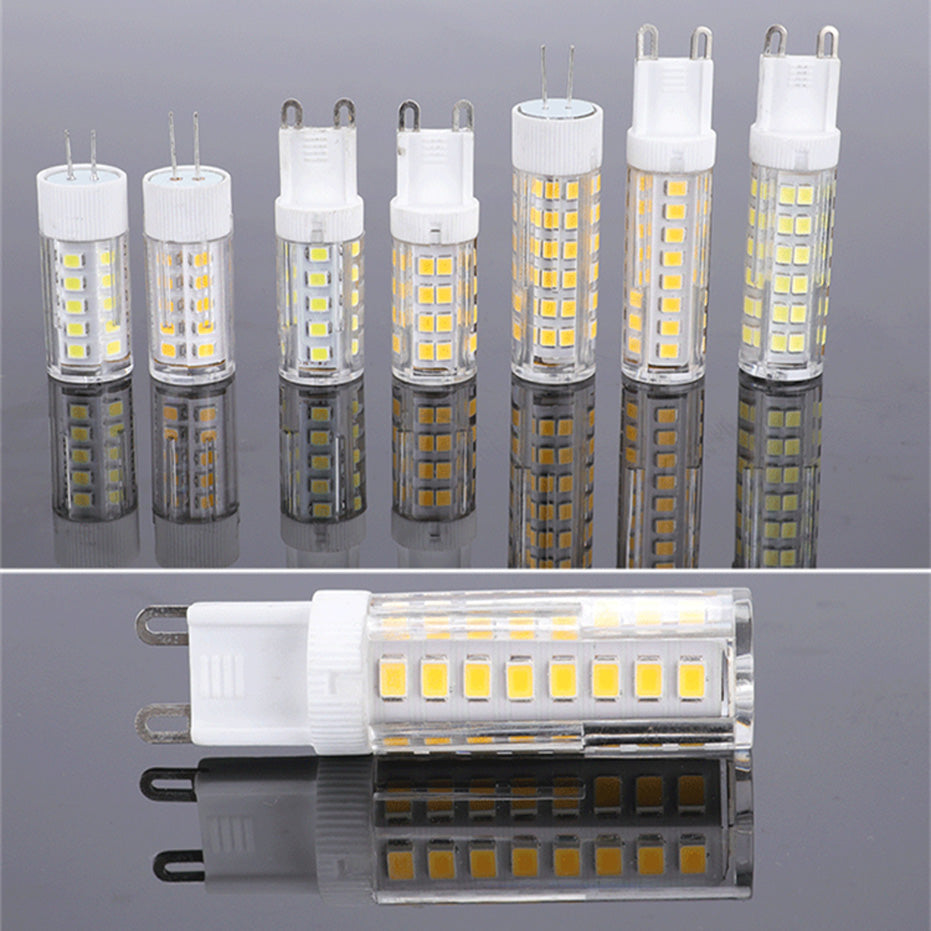 Ningbo Fuaisi Electric Appliance G9 LED light bulbs in various sizes with clear casing and yellow LED chips