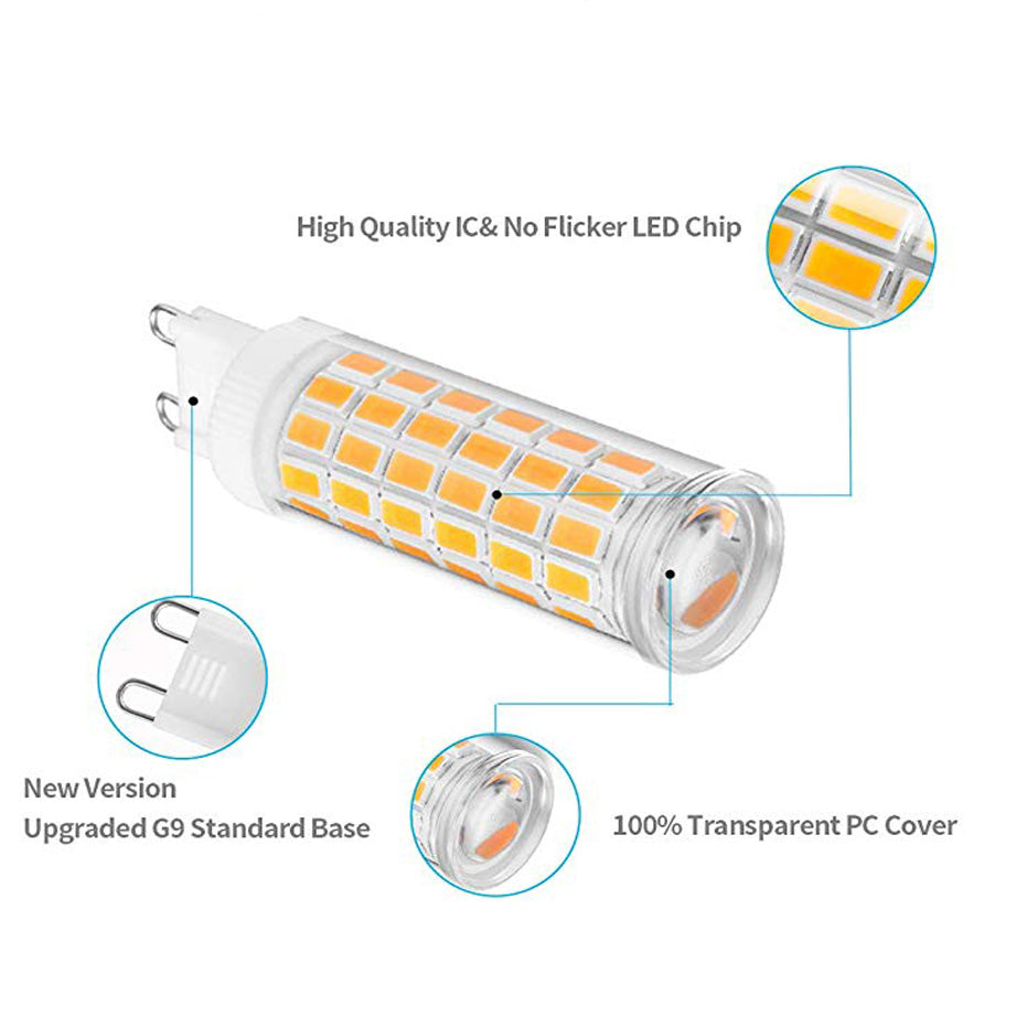Ningbo Foroureyes G9 LED Lights bulb with upgraded G9 base and transparent PC cover