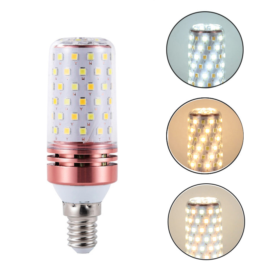 Ningbo Foroureyes Electric Co LED corn bulb with multiple LED chips showing different light colors