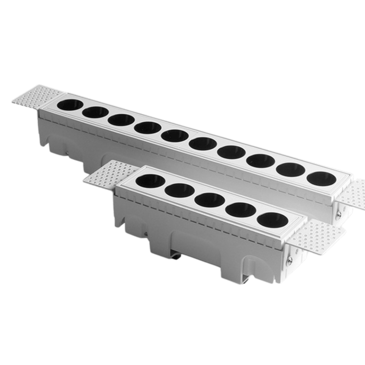 Ningbo Foroureyes Electric Grid Downlight LED spotlight with multiple circular light openings in white housing