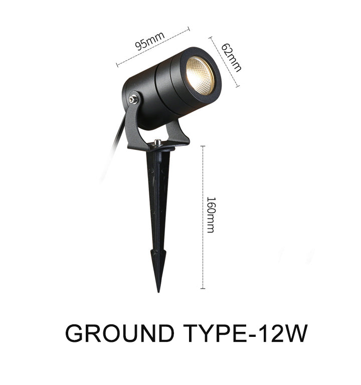 Ningbo Foroureyes Electric Co. ground type 12W led garden spotlights with spike mount and compact design
