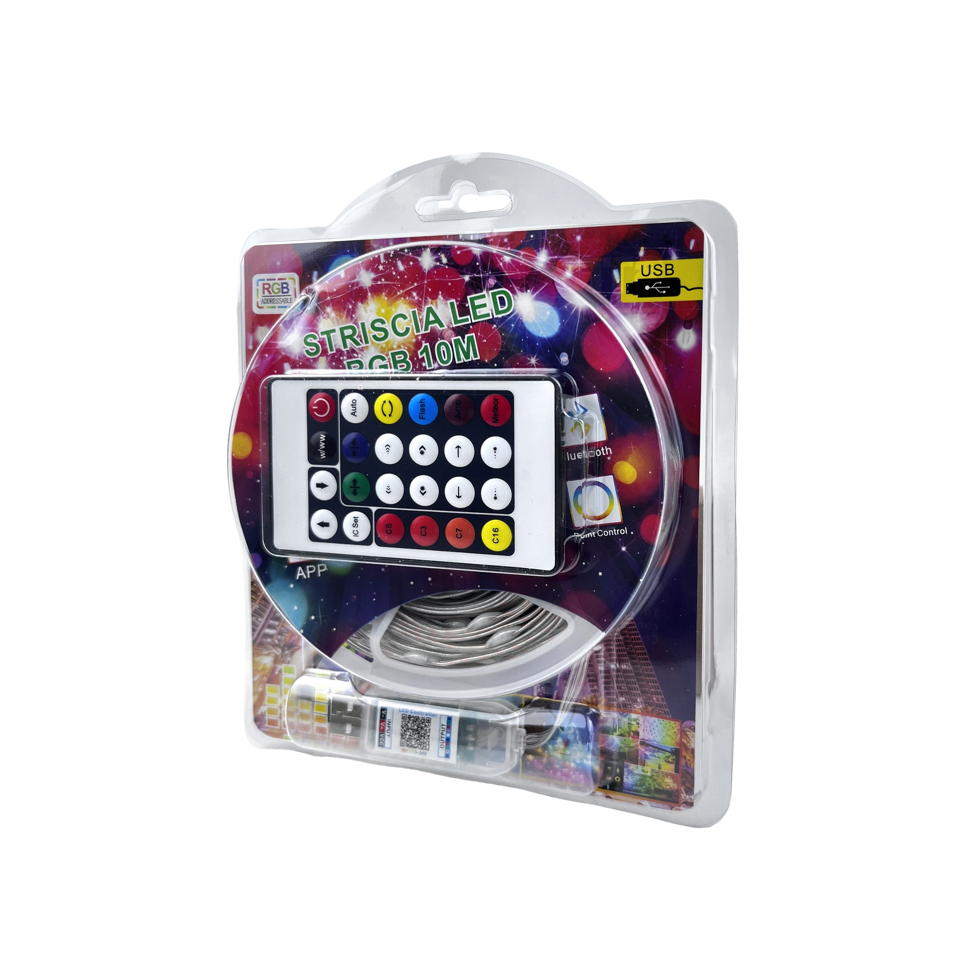 ForoureyesLighting Smart LED String Lights with remote control and USB power for outdoor lighting