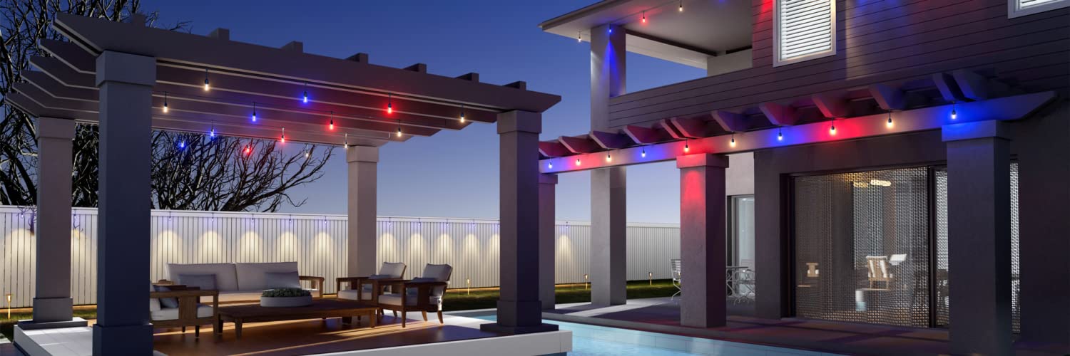 smart led string lights outdoor