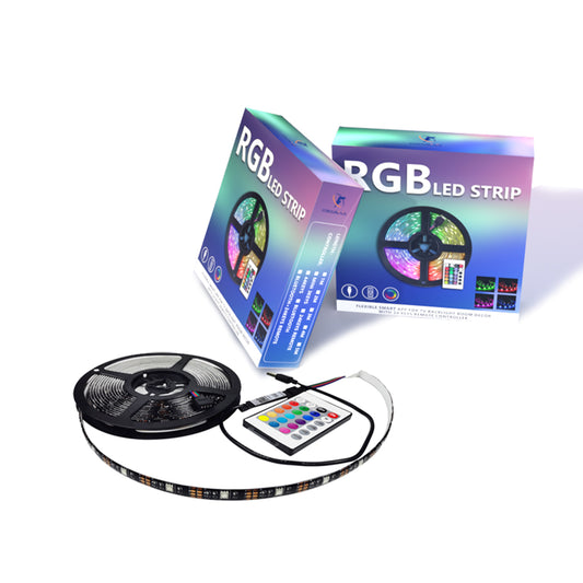 TV backlight LED strip RGB with remote control and packaging by Ningbo Fuaisi Electric Appliance Co Ltd