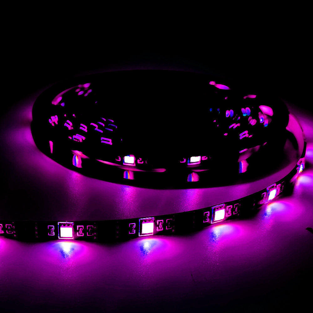 Ningbo Fuaisi Electric Appliance Co LED strip glowing purple showing TV backlight LED strip feature
