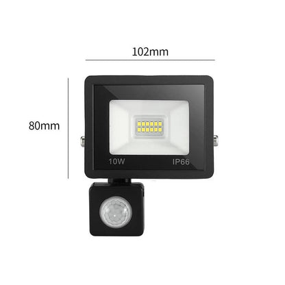 Outdoor LED Flood Light with Remote Control & Motion Sensor IP65 10W–100W 220V