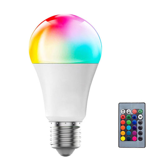 Remote E27 RGB LED Bulb for Home