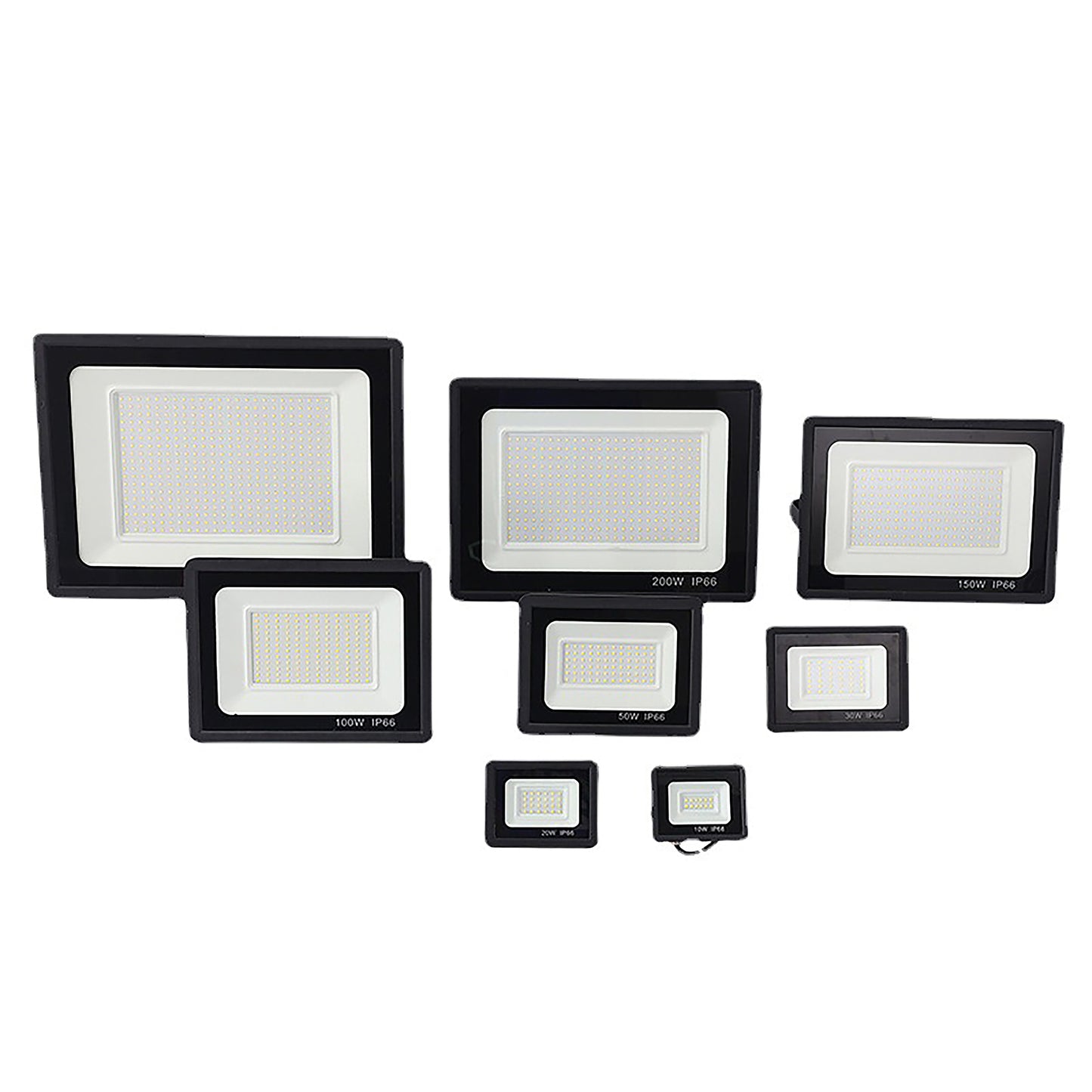 10W 20W 30W 50W 100W 150W 200W 300W 400W 500W 600W LED Floodlight for Outdoor Lighting