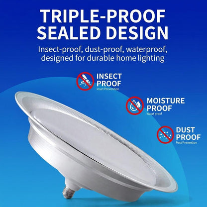 Ultra Bright LED High Bay Light Waterproof Dustproof Industrial Ceiling Lamp for Warehouse Factory Workshop Lighting