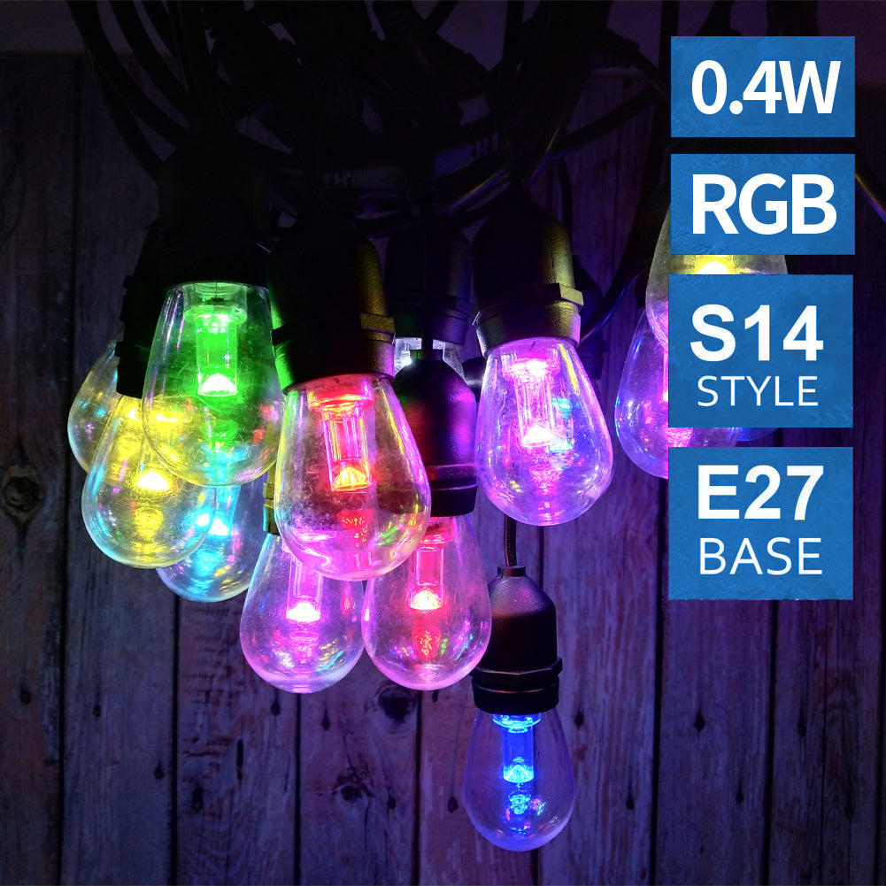 E27 S14 LED Tuya Smart Bulb for Outdoor String Lights