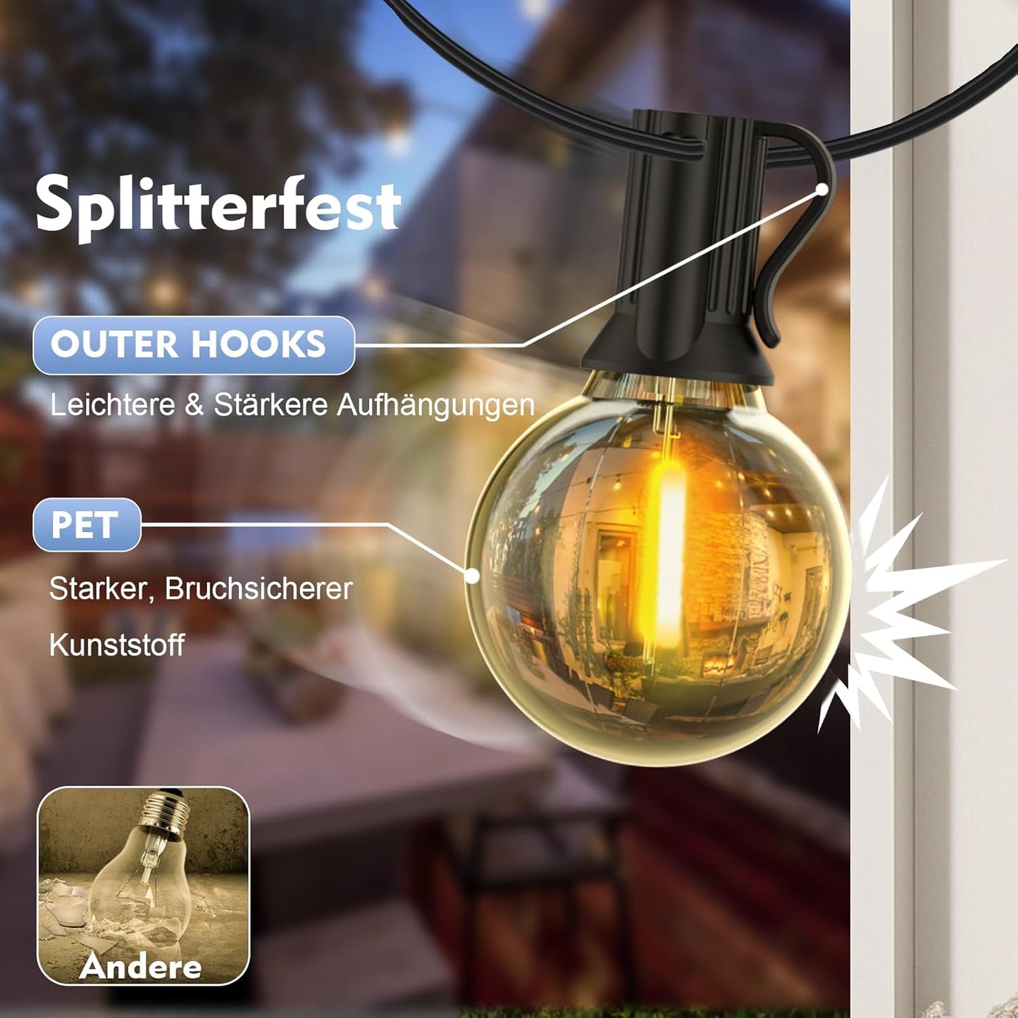 24V G40 LED Garden Decoration Outdoor Lights