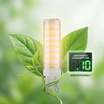 12W G9 E14 E12 LED Bulb 1200lm 100 LEDs 2835 SMD Ceramic PC Flicker-Free Replacement for 120W Halogen Bulbs for Indoor Chandeliers