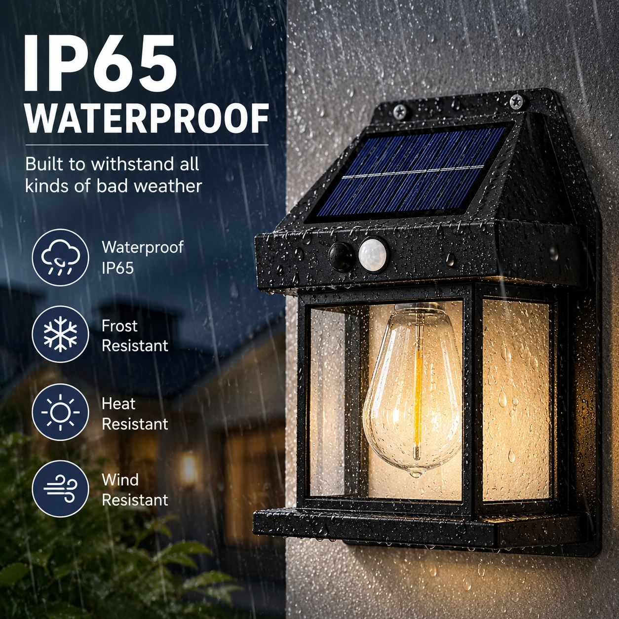 4pcs Solar Motion Sensor Wall Lights Outdoor Waterproof LED Garden Fence Patio Porch Balcony Warm White Security Lighting