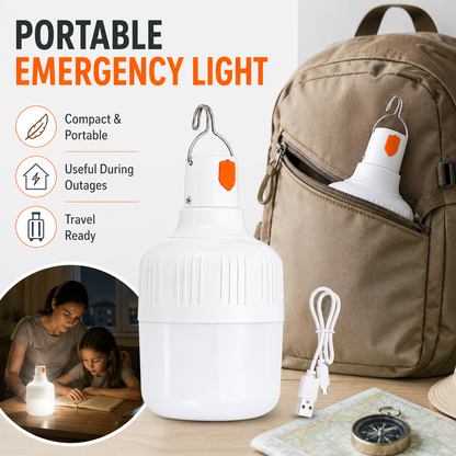 8W Outdoor USB Rechargeable LED Lamp Bulbs High Brightness Emergency Light Hook Up Camping Fishing Portable Lantern Night Lights