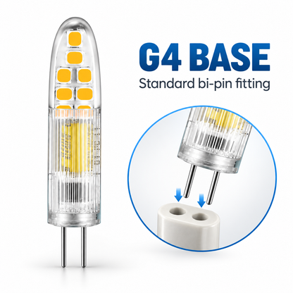 G4 LED Bulb 220V 2W Mini Capsule Lamp Replace Halogen for Chandelier
