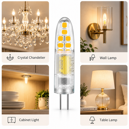 G4 LED Bulb 220V 2W Mini Capsule Lamp Replace Halogen for Chandelier
