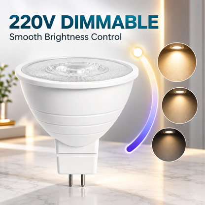 Dimmable MR16 GU5.3 LED Spotlight Bulb 5W or 7W AC 220V