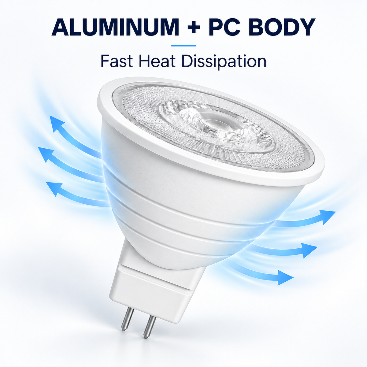 Dimmable MR16 GU5.3 LED Spotlight Bulb 5W or 7W AC 220V