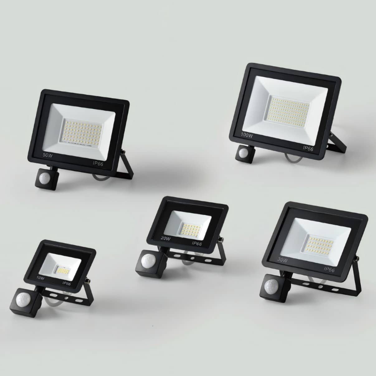 Motion Sensor LED Flood Light IP65 Outdoor 50W–400W 220V