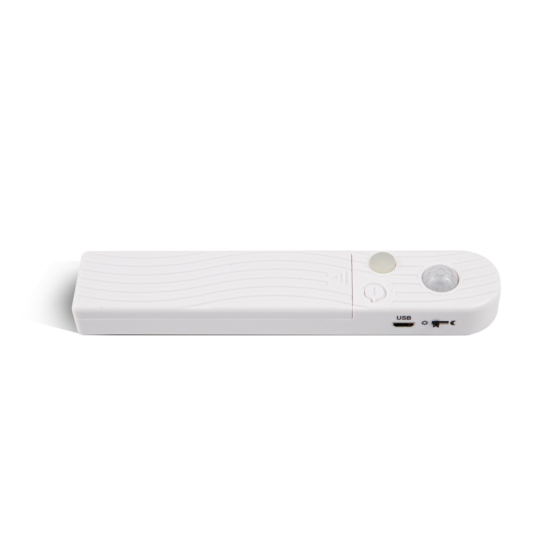 White Battery LED Strip lights remote control with motion sensor and USB charging port