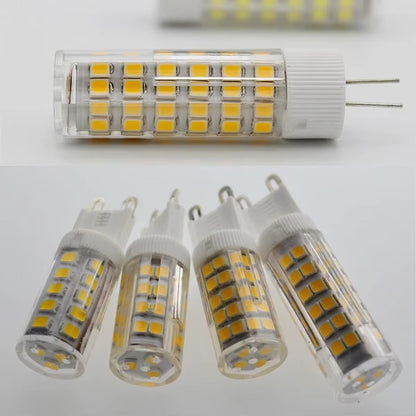 Ningbo Fuaisi Electric Appliance Co G9 LED light bulbs with multiple yellow LED chips in a transparent casing