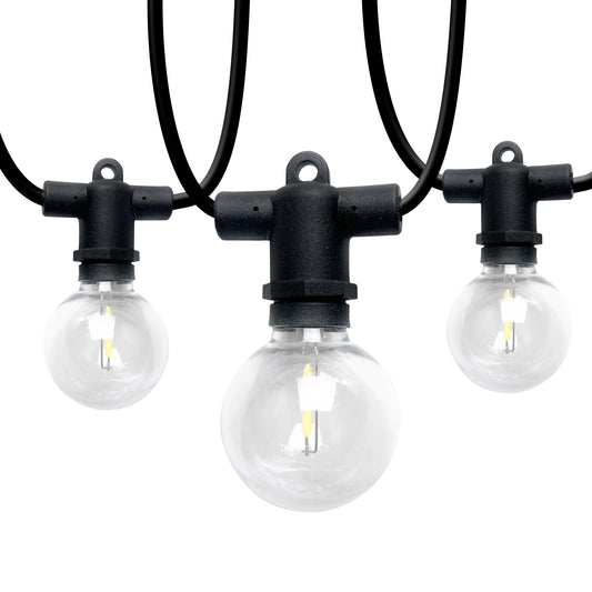 Ningbo Fuaisi clear globe garden lights with black socket and wiring for outdoor lighting
