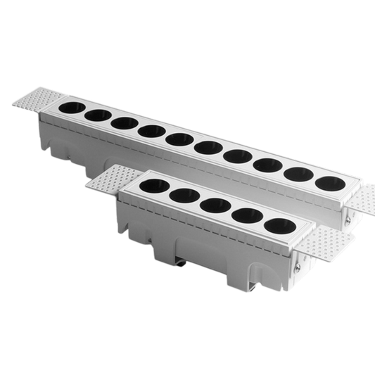Ningbo Foroureyes Electric Grid Downlight LED spotlight with multiple circular light openings in white housing