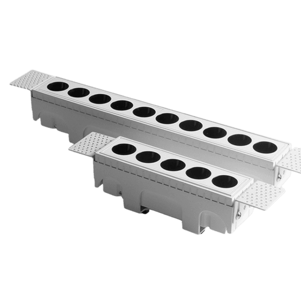 Ningbo Foroureyes Electric Grid Downlight LED spotlight with multiple circular light openings in white housing