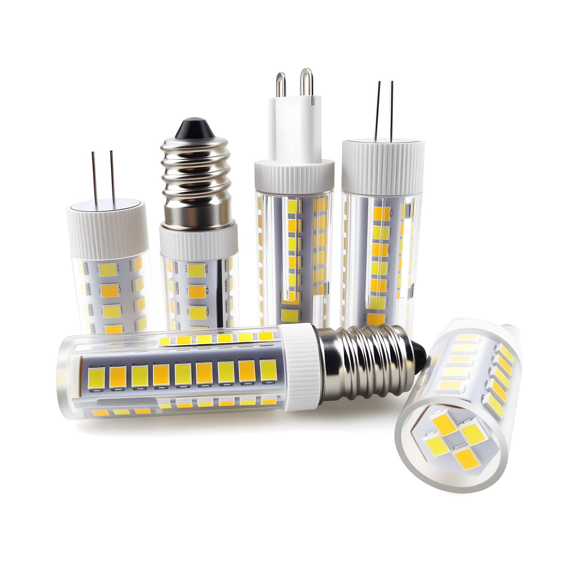 Variety of Ningbo Foroureyes Electric LED bulbs for indoor lighting in multiple sizes and types