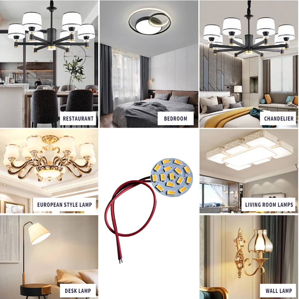 ForoureyesLighting LED Lamp suitable for various settings like restaurant, bedroom, and living room