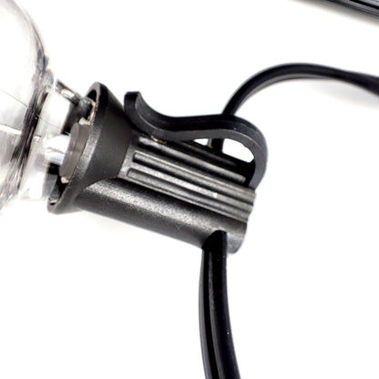 Close-up of Ningbo Fuaisi LED Solar Fairy String Lights connector with durable design for outdoor use