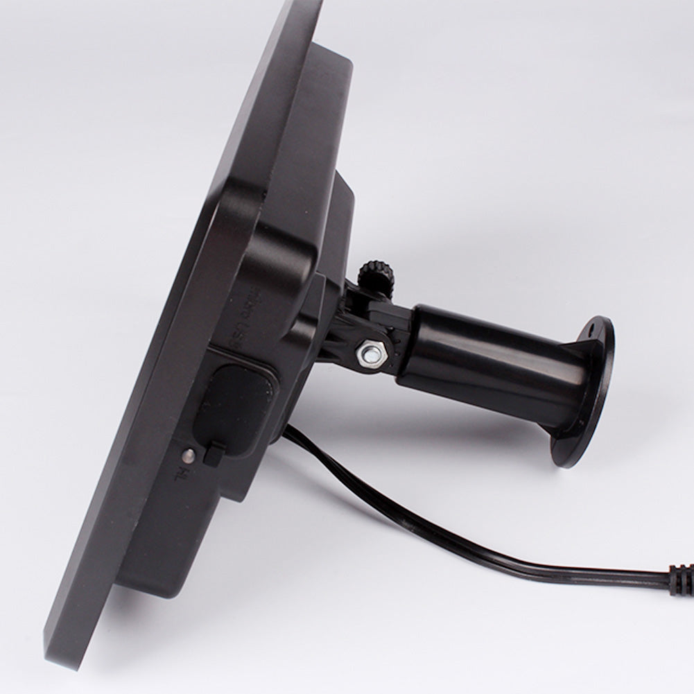 Adjustable solar panel for LED Solar Fairy String Lights with mounting options for outdoor use