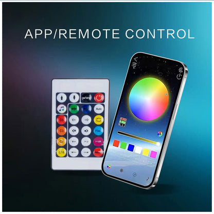 LED String Lights with App and Remote Control for Easy Color Customization