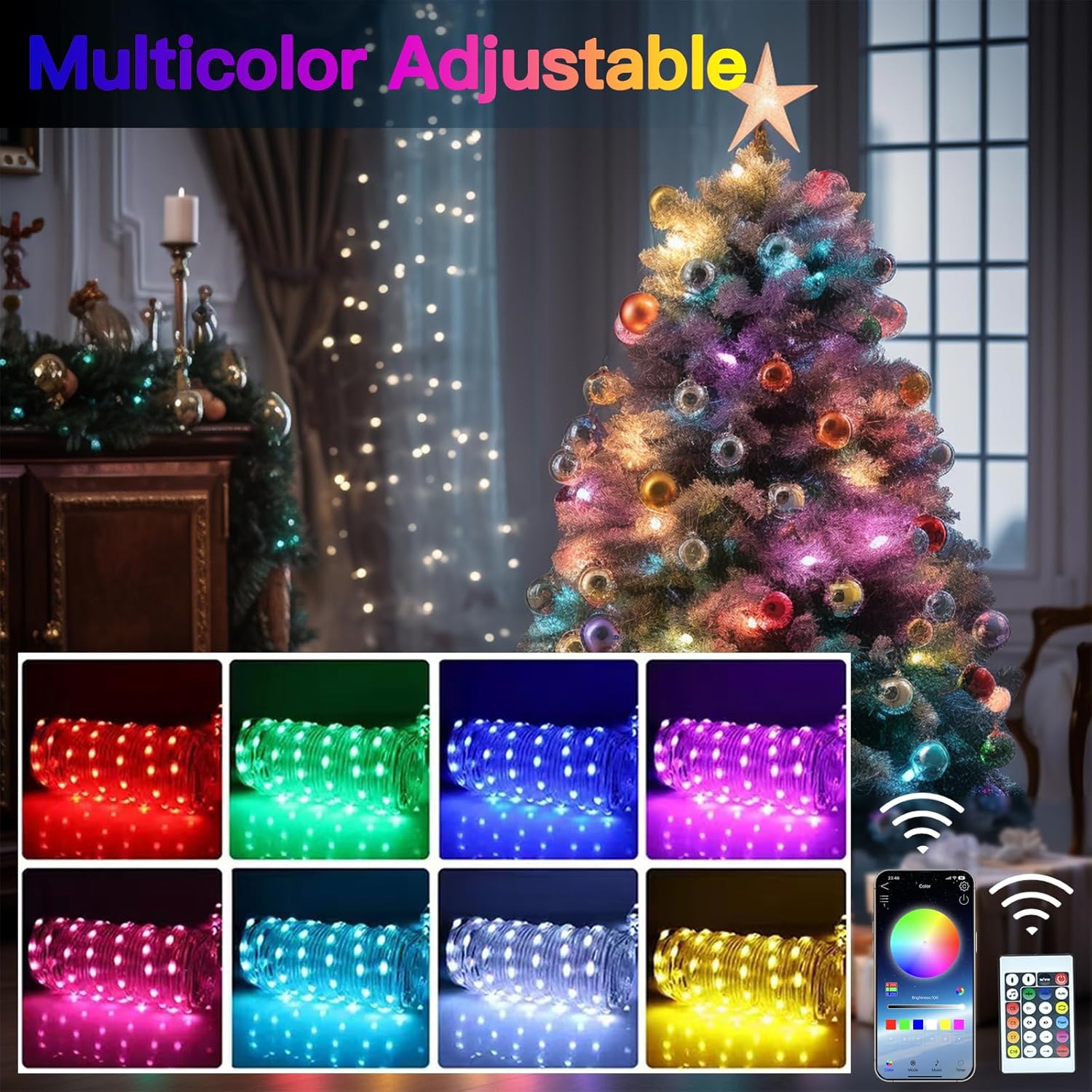 Ningbo Foroureyes Electric LED String Lights in multicolor with adjustable settings for festive decor