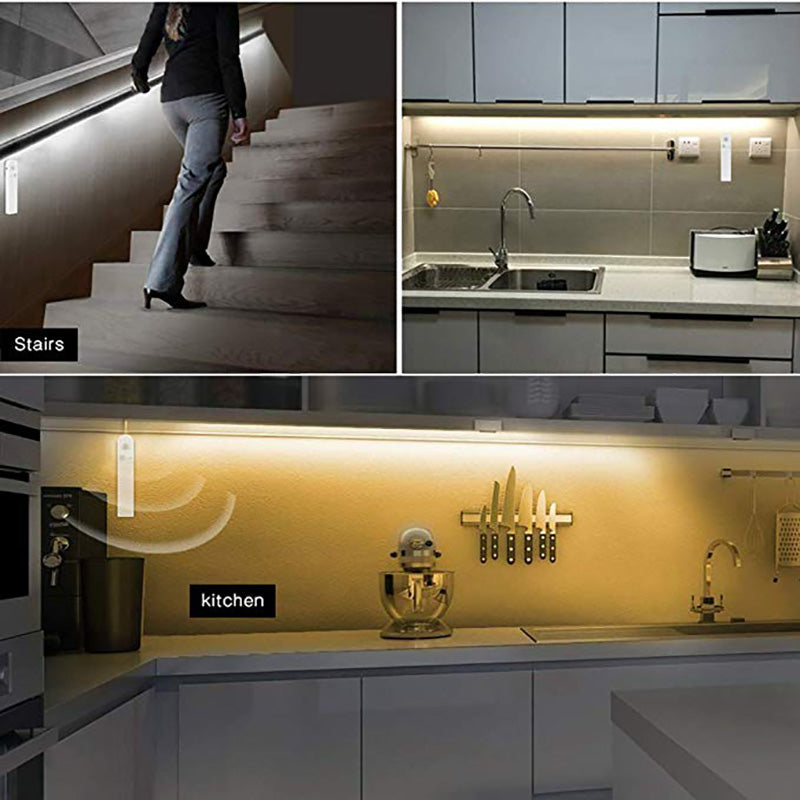 Versatile LED Strip Lights for stairs and kitchen, ideal for modern home lighting solutions