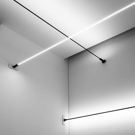 Ningbo Foroureyes LED Skyline Lights minimalist indoor lamp with intersecting linear wall and ceiling LED bars